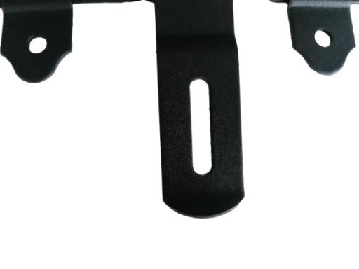 Závora zatvárania garážovej brány 150mm, lakovaná na čierno