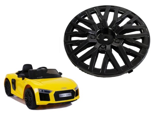 Kryt na batériový automobil Audi R8, čierny