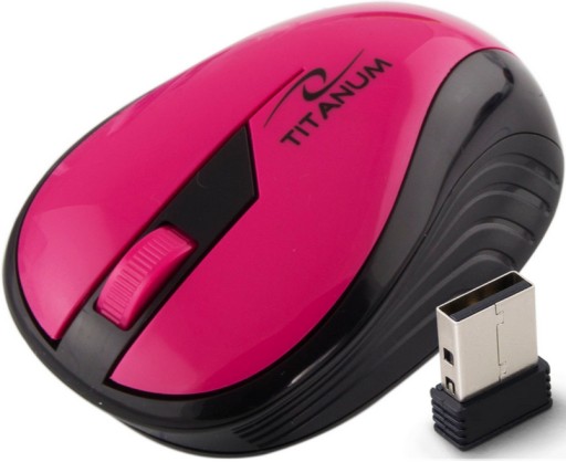 BEZDRÔTOVÉ 3D OPT. USB RAINBOW RUŽOVÁ