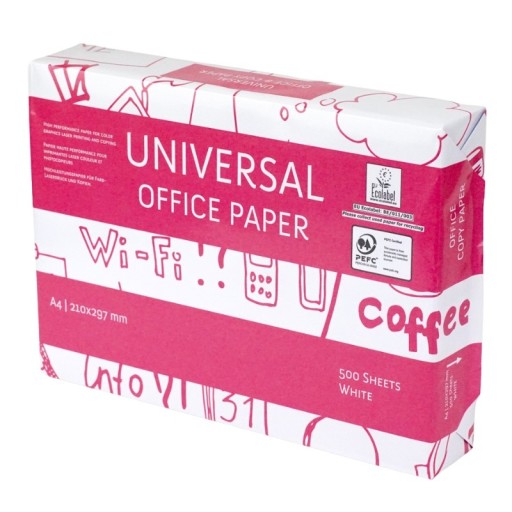 Kancelársky kopírovací papier Biely A4 75 g REAM 500 listov