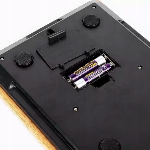 BAMBUSOVÁ ELEKTRONICKÁ KUCHYŇSKÁ VÁHA LCD 5KG 1G