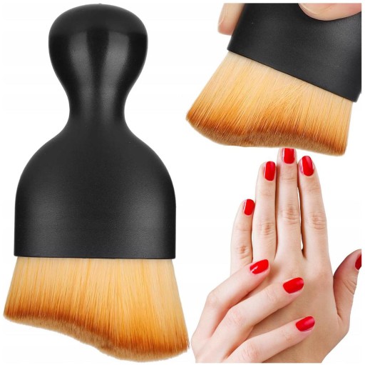 Multifunkčný štetec na podkladový make-up pre peľ nechtov