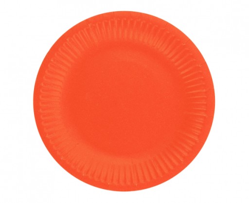 Jednorazové papierové TANIERE ČERVENÉ 18cm 6 ks