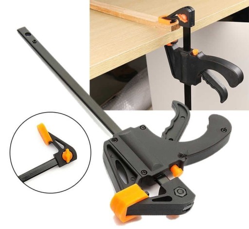 CLAMP CARPEN'S CLAMP CLIP JEDNORUČNÁ PEVNÁ RÝCHLOUPÍNACIA RÚČKA