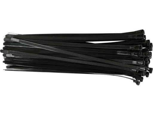 PLASTOVÉ SVORKY YATO, ČIERNA, 7,6x300mm, 50 ks. TRITITES