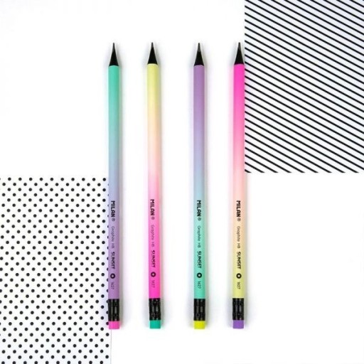 HB PENCIL ERASER SUNSET 1612748