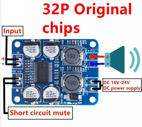 MONO ZOSILŇOVAČ 1X60W 8-24V TPA3118