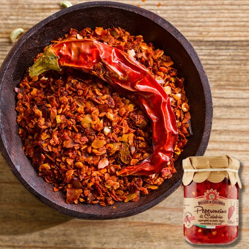 Delizie Di Calabria chilli paprička v olivovom oleji 135g