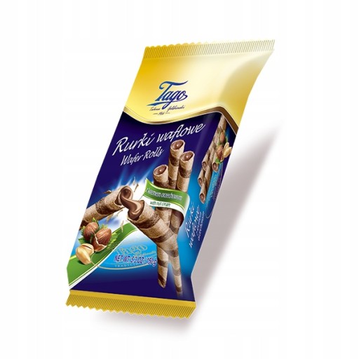 Tago Oblátkové rolky so smotanou s orieškovou príchuťou 150 g