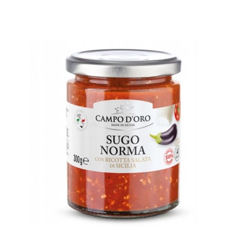Campo d' Oro Sugo Norma Ricotta - paradajková omáčka s baklažánom 300g