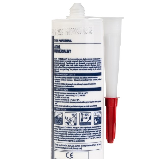 TITÁNOVÝ AKRYL UNIVERZÁLNY BIELY NA STENY, FASÁDY, STROPY 280ML 1KS