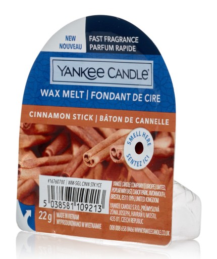 Vosk s vôňou škorice Yankee Candle