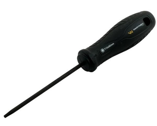 skrutkovač T10. 80 mm. SVCM oceľ. Waryński