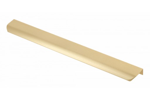 Nábytková úchytka GTV HEXA edge, svetlo zlatá, brúsená, 320 mm