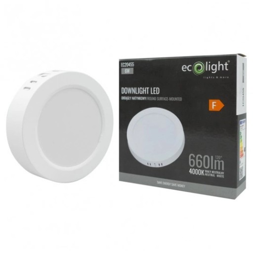 Svietidlo Prisadené LED osvetlenie okrúhle 12 cm 6W 4000K + napájací zdroj
