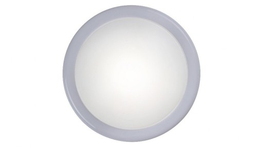 Biele okrúhle LED nábytkové svietidlo 0,3W PUSH LIGHT