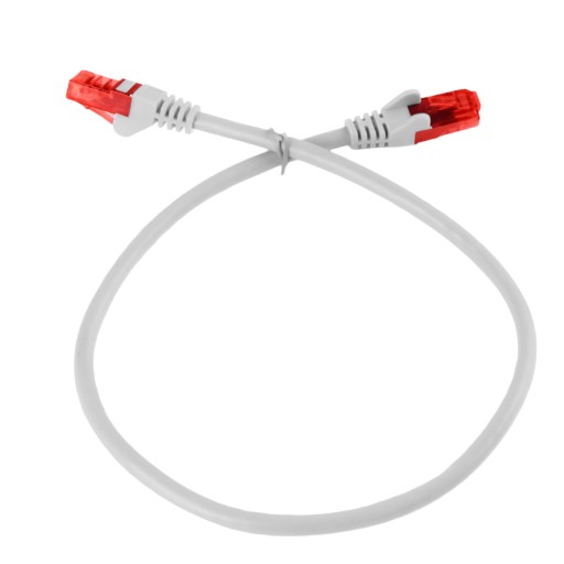Prepojovací kábel RJ45 CAT 6 U/UTP AWG24, biely, 3 m