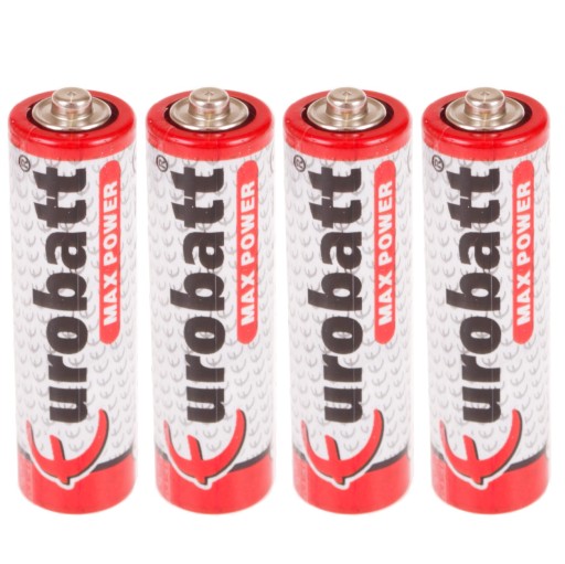 BATÉRIE EUROBATT SILNÝ VÝKON R06 AA BATÉRIE 4 KS