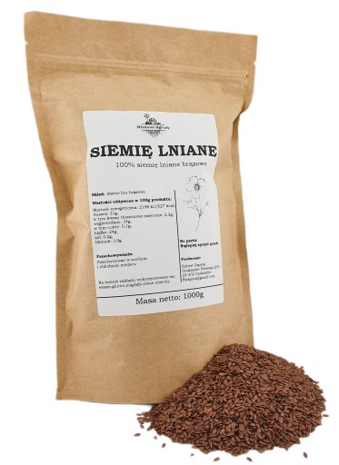 HNEDÉ ľanové semienko 1KG MEDOVÉ ZÁHRADY