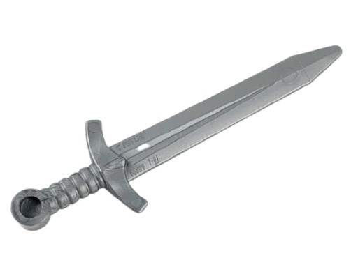 LEGO Castle Weapon Dlhý meč Strieborný 66964