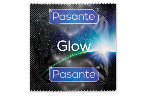 PASANTE GLOW lubrikované kondómy 1 ks Erotická žiara v tme