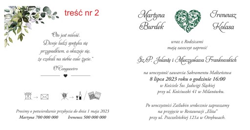 Svadobné oznámenia na svadbu s PERSONALIZÁCIOU