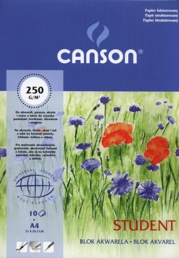 PODLOŽKA AKVARELOVÁ A4 250g 10k KANSON