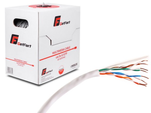 GETFORT CAT.5E UTP PREMIUM CU KÁBEL 100% PL