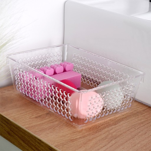 STORAGE košík organizér nádoba na kozmetiku do chladničky 18x13x6 cm