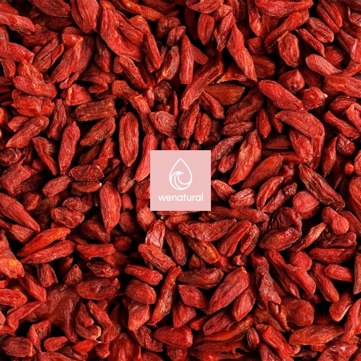 Goji bobule 500g Wenatural - sušené, celé ovocie, bez konzervantov,