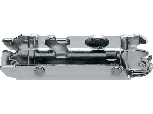 CLIP, priame vedenie s excentrom, 0 mm, oceľ