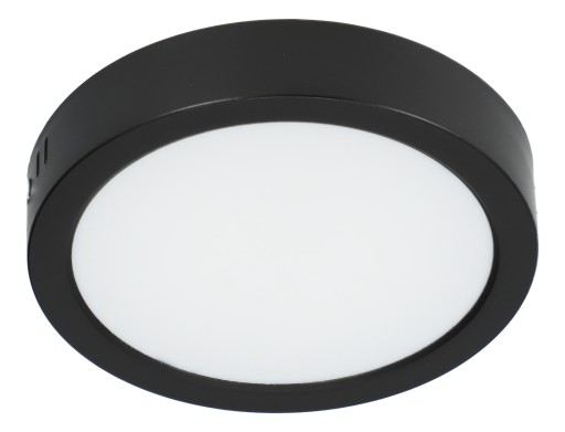 PRIVRCHOVÁ STROPNÁ LED PANELY 18W, ČIERNA