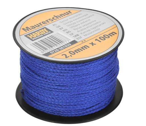 Odolné murárske lano (2mm x 100m)