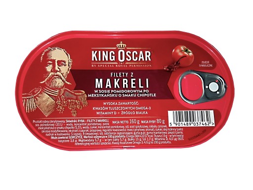 King Oscar filé z mexickej makrely 160g