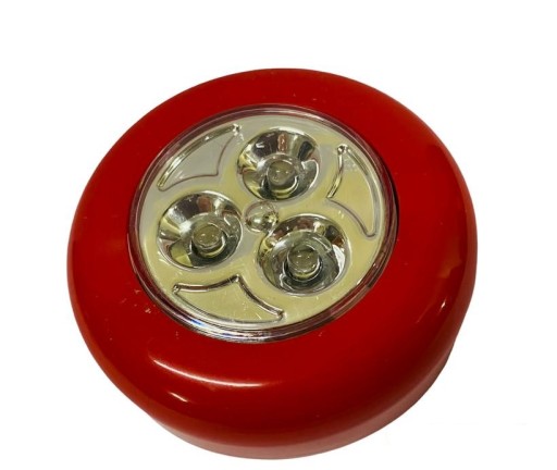 3x LED SAMOLEPIACA BATÉRIOVÁ DOTYKOVÁ LAMPA 1 ks