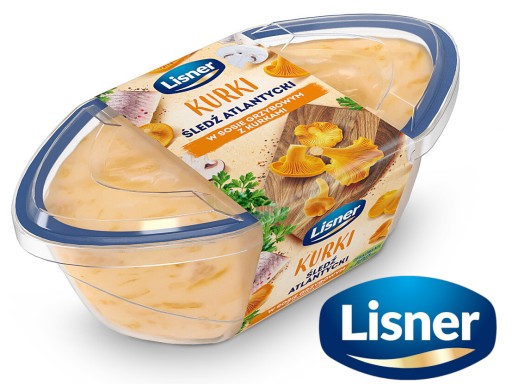 Filety zo sleďov v hubovej omáčke s liškami 280g