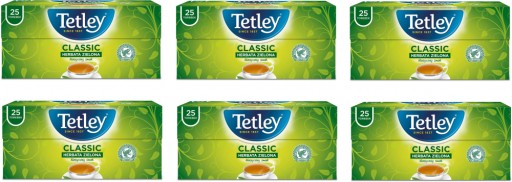 Zelený čaj vo vrecúškach Tetley 25ks x 1,5g