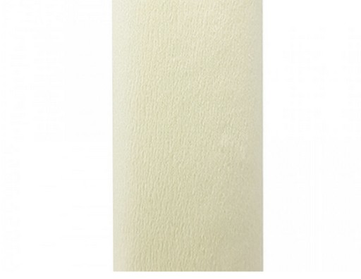 Krčený hodvábny papier - ecru, 50 x 200 cm
