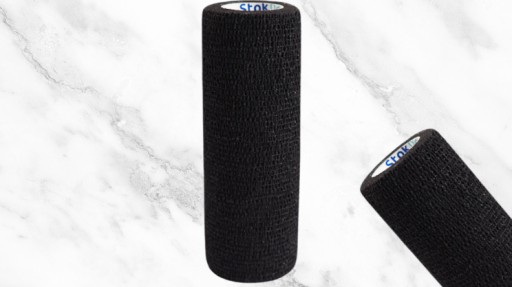 KOHÉZNY ELASTICKÝ SAMOLEPIACI BANDÁŽ STOKBAN 15CM X 4,5M ČIERNA