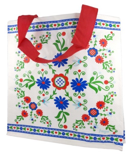 Pp Bag Mini Folklore White Motív