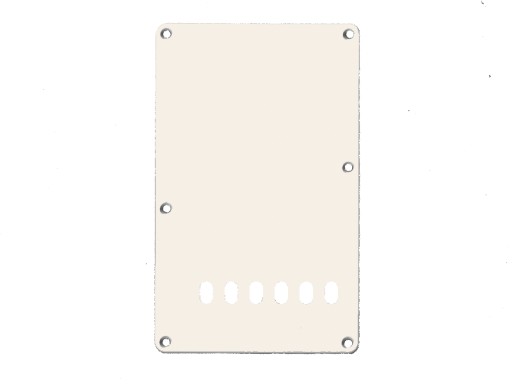 VPARTS BP-S3 zadný kryt (ADWH)