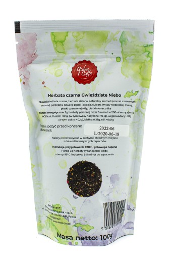 Starry Sky sypaný čierny čaj 100g
