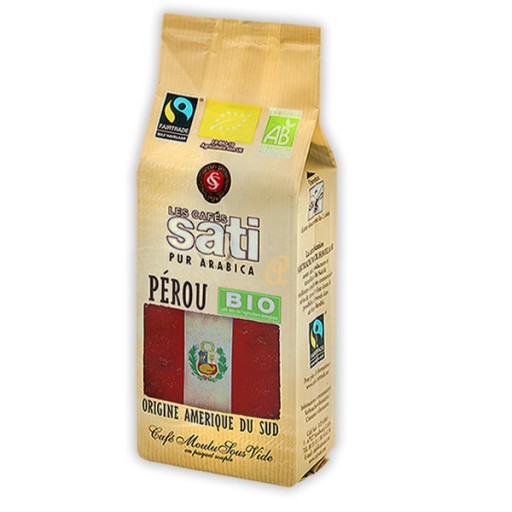Cafe Sati Perou Bio Fair Trade 250g mletá (71)
