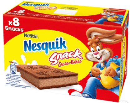 Nestlé Nesquik Snack Kakaový sendvič 8x26g