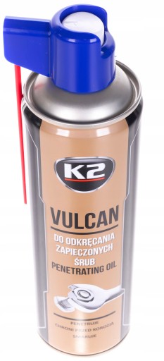 K2 ODSTRAŇOVANIE HRDZE SO SPREJOM MOS2 /0,5L/VULCAN W115
