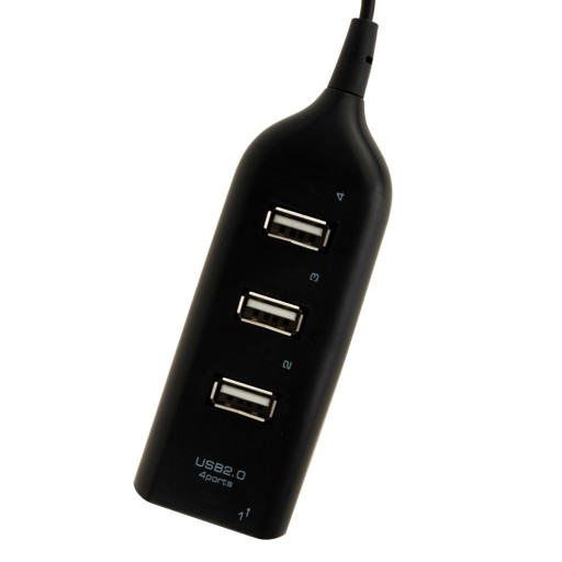 USB HUB 4-PORTOVÝ ROZDEĽOVAČ USB 2.0 SPLITTER