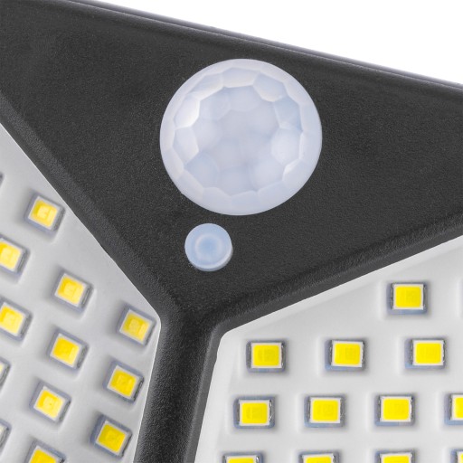 HALOGÉNOVÁ LED SOLARNÁ LAMPA, SÚMRAK POHYBOVÝ SENZOR, ZÁHRADNÁ FASÁDA
