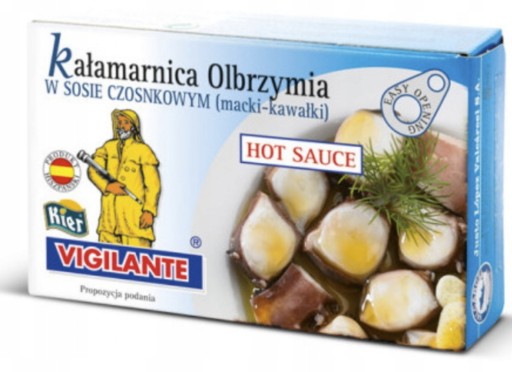 OBROVSKÉ chobotnice v cesnakovej omáčke, kúsky chobotnice, cesnak