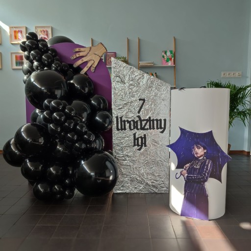 Čierne pastelové balónové dekorácie na narodeniny Halloween Silvester 50 ks