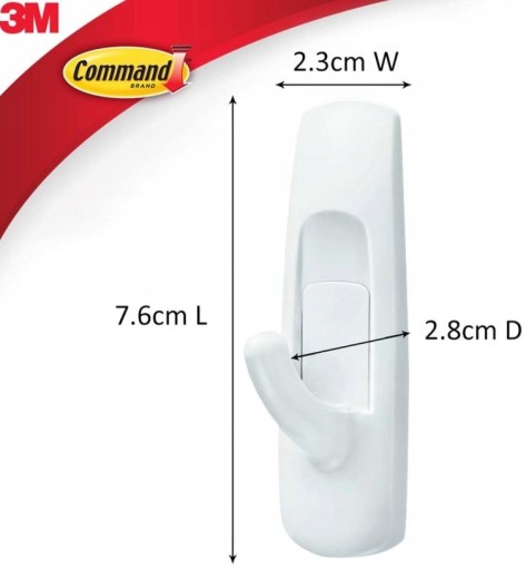COMMAND 3M STREDNÉ HÁKY 2 KS 1,3 Kg 17001